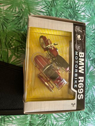 Modellino Moto BMW R69S con Sidecar