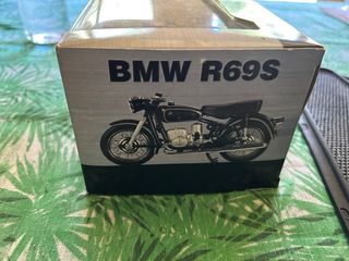 Modellino Moto BMW R69S con Sidecar