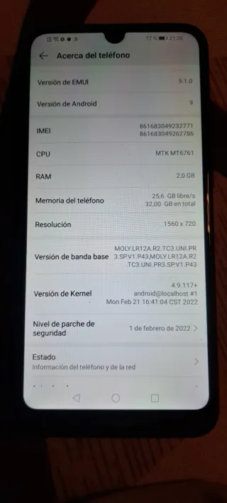 Huawei 32GB Y6....5...