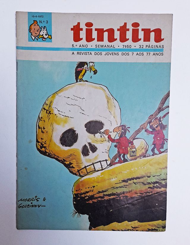 Revista Tintin Nº 3 - 5º Ano - 10-06-1972