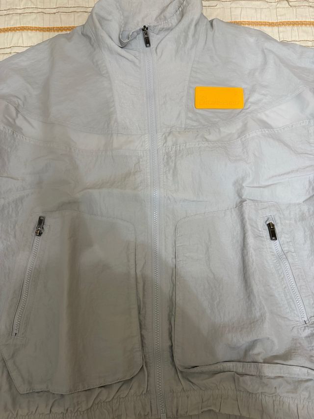 Sudadera Jordan Talla M Gris y Amarilla