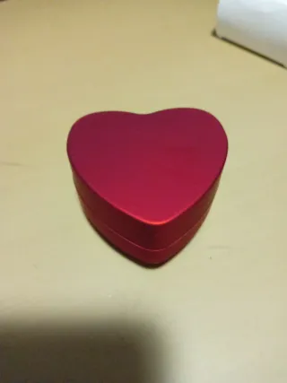 Caja Corazón Rojo con foco para Anillo