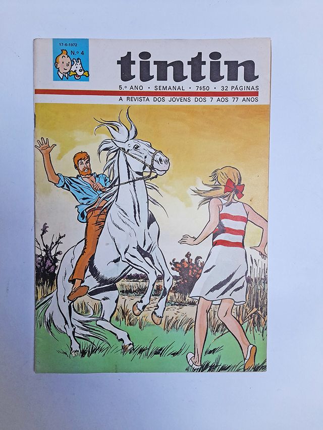 Revista Tintin Nº 4 - 5º Ano - 17-06-1972