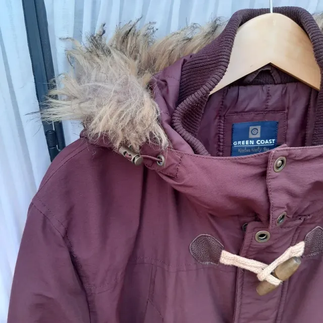 Parka burdeos Green Coast Talla 52