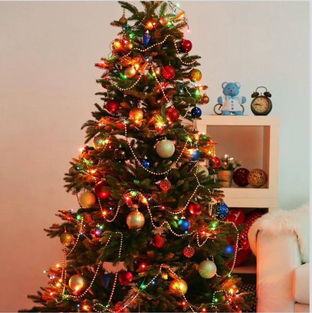 Luces LED Multicolor para Árbol de Navidad