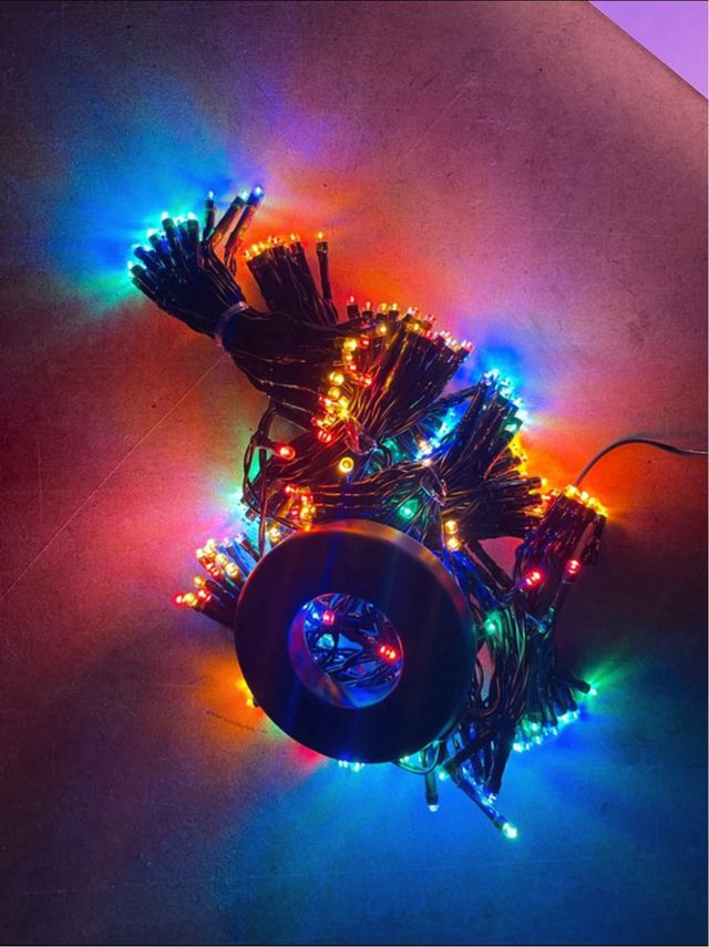 Luces LED Multicolor para Árbol de Navidad