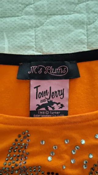 Maglietta donna Tom & Jerry con strass