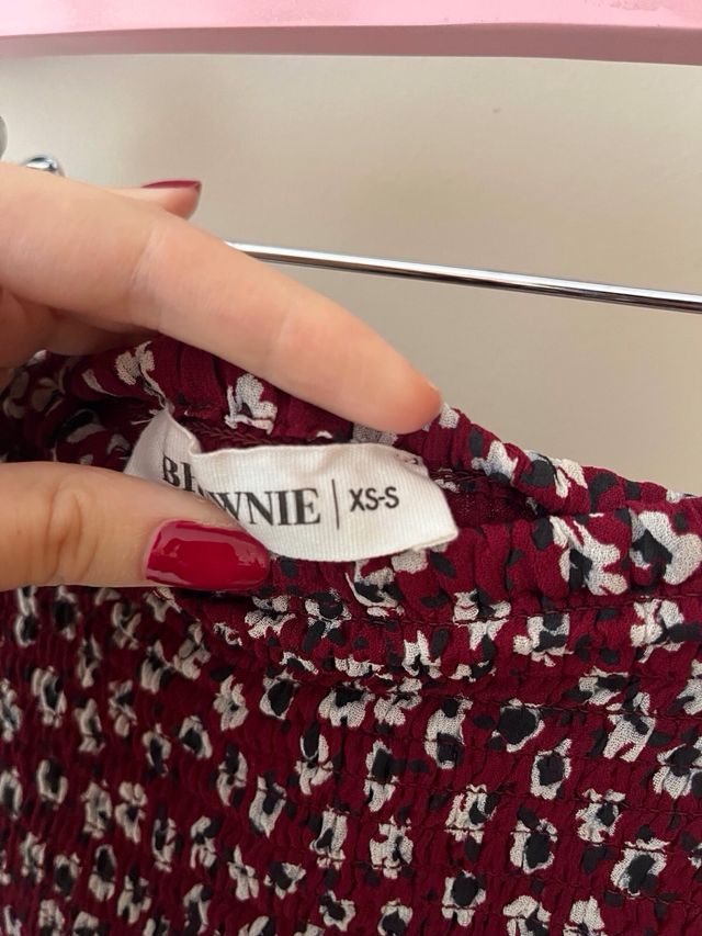 Falda corta estampada