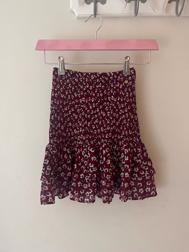 Falda corta estampada