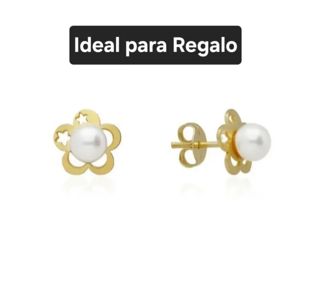 Conjunto Joyas Niña AVANCY Plata bañada en oro