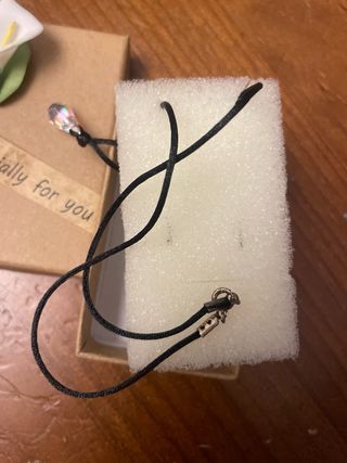 Conjunto collar y pendientes plata