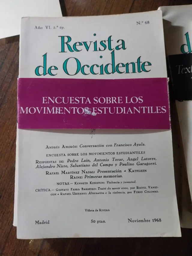Revista de Occidente.