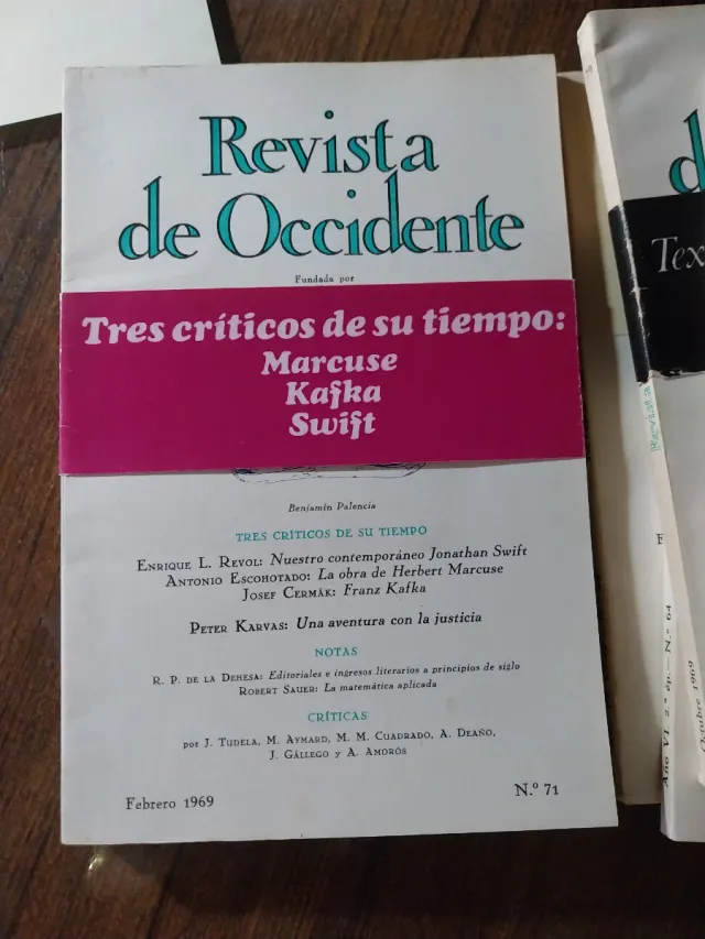 Revista de Occidente.