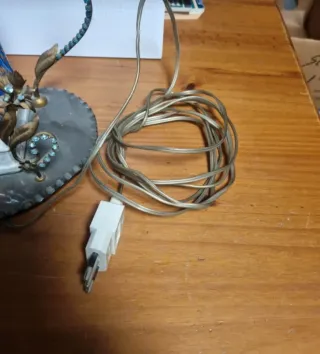 Statua Madonna con Bambino, decorata