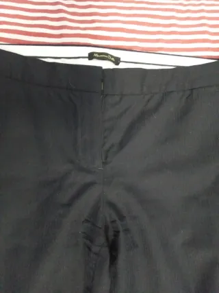 Traje Massimo Dutti Talla 36 Negro/Azul