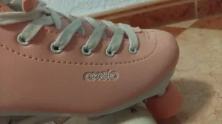 Patines de cuatro ruedas Oxelo rosas talla 37