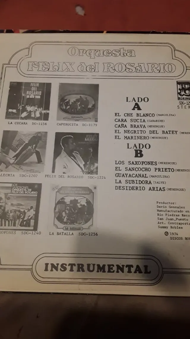 Merengues Tradicionales Orq. Félix del Rosario