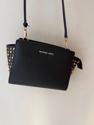 Bolso Michael Kors Negro y Dorado