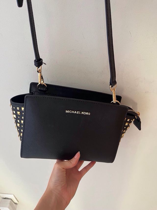 Bolso Michael Kors Negro y Dorado