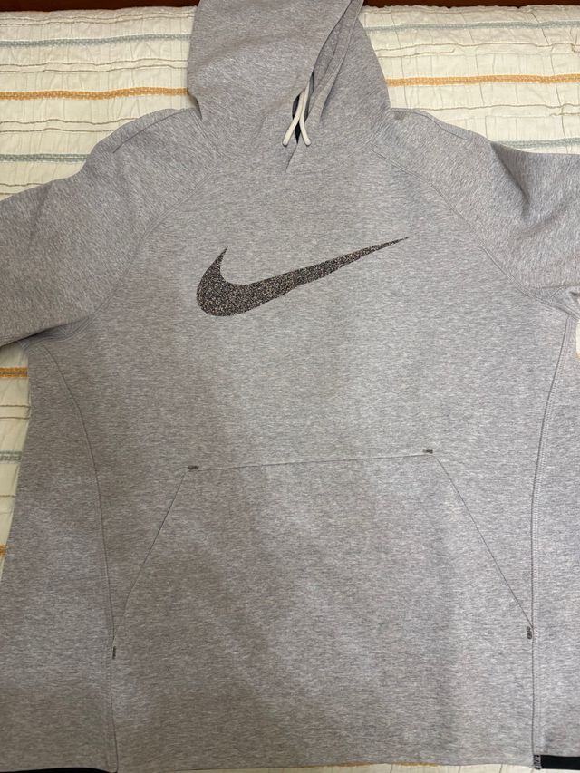 Sudadera Nike Gris con Capucha Talla M