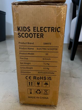 Patinete Eléctrico SIMATE S5 Niños