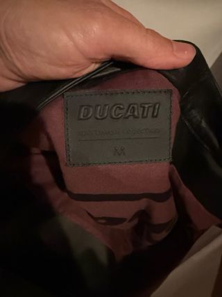 Chaqueta Piel Negra Ducati Heritage