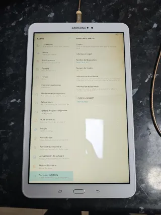 Samsung Galaxy Tab A T580 Blanca