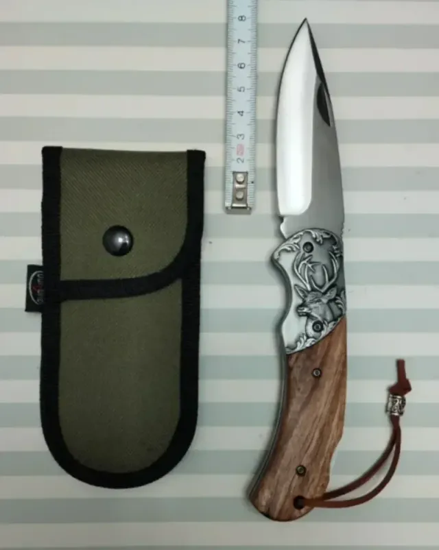 REBAJADA CON FUNDA DE REGALO. MADERA VIROLA CIERVO