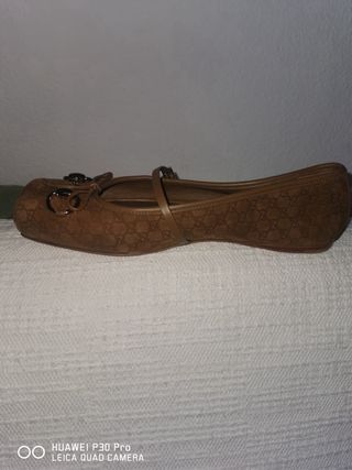 Bailarinas Gucci Talla 37 Marrón
