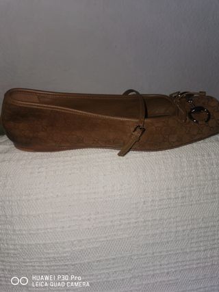 Bailarinas Gucci Talla 37 Marrón