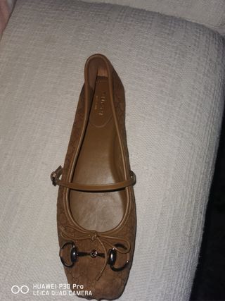 Bailarinas Gucci Talla 37 Marrón