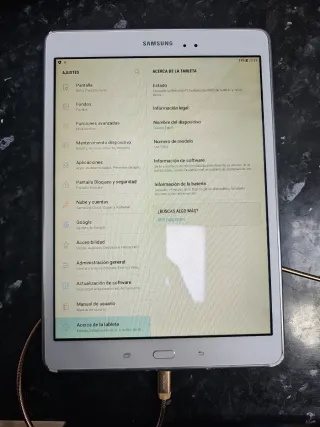 Samsung T550 Tablet Blanca