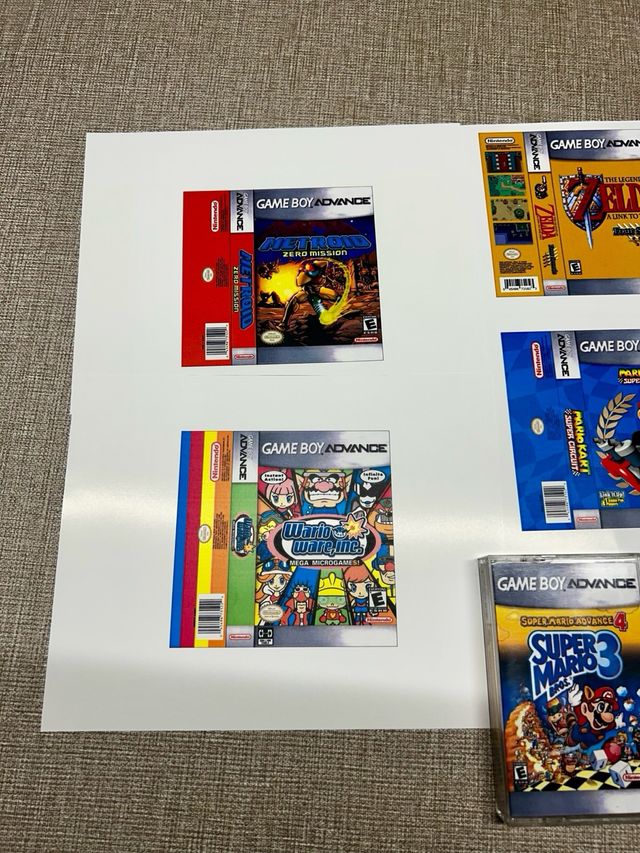 Copertine GBA Nintendo