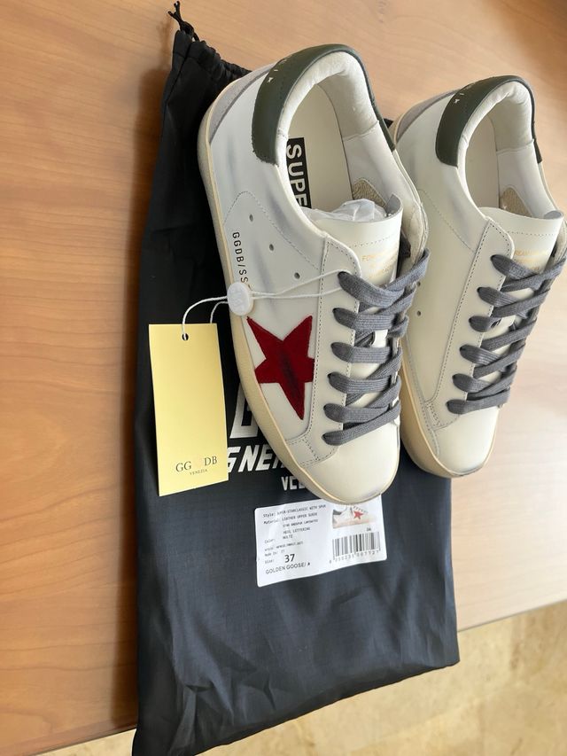 Zapatillas Golden Goose Superstar Estrella roja