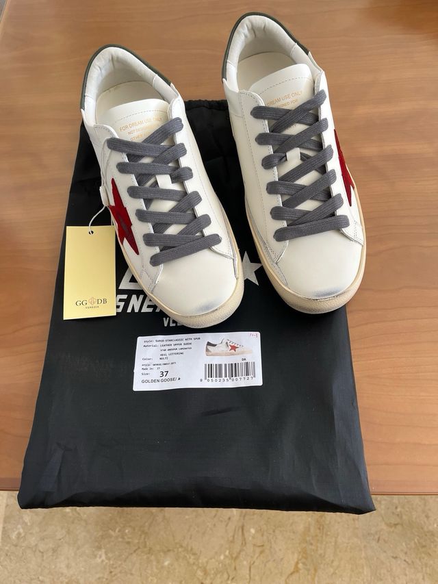 Zapatillas Golden Goose Superstar Estrella roja