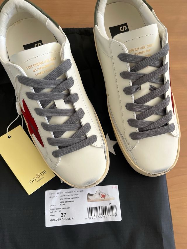 Zapatillas Golden Goose Superstar Estrella roja