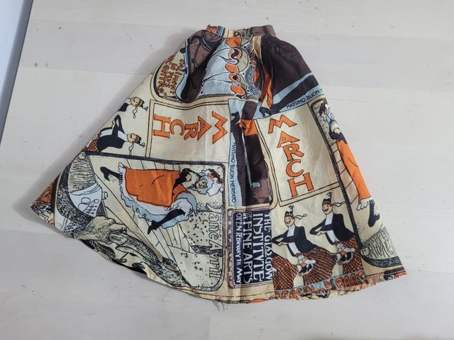 nancy falda conjunto tuset tusset anos 70