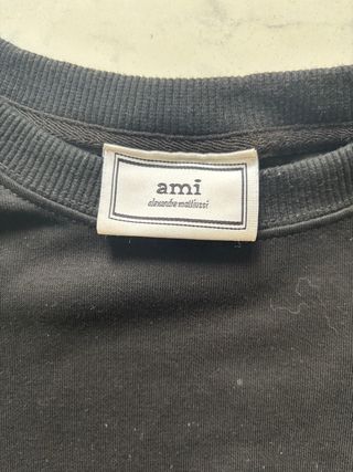 Felpa Ami Paris con cuore rosso