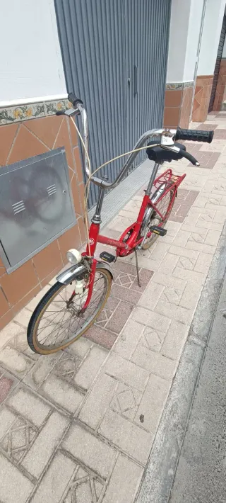 Bicicleta Paseo Vintage Roja