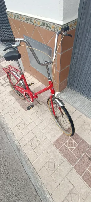 Bicicleta Paseo Vintage Roja