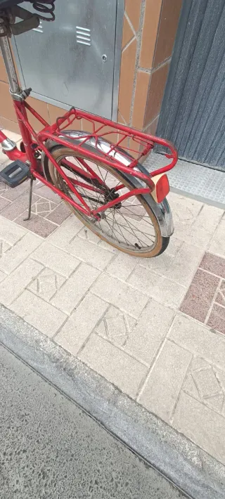 Bicicleta Paseo Vintage Roja
