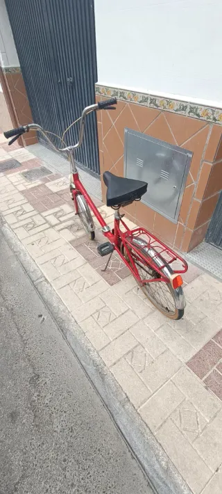 Bicicleta Paseo Vintage Roja