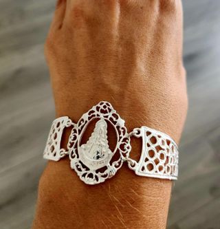 Pulsera Plata Ley Virgen del Rocío S925