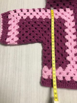 Golfino bimba uncinetto fatto a mano