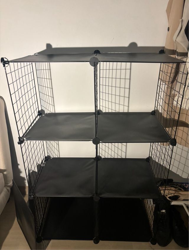 Organizador de roupa fácil de montar