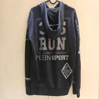 Felpa Plein Sport con zip e stampa leone