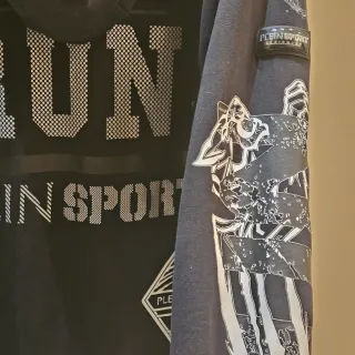 Felpa Plein Sport con zip e stampa leone