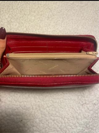 Cartera Coccinelle Piel Roja