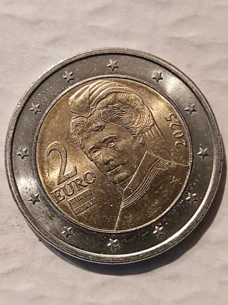 2 Euro Austria 2025 Bertha Von Suttner