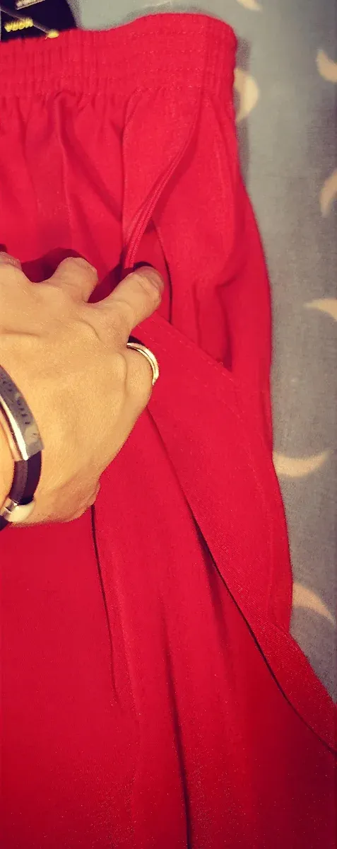 Pantalón mujer rojo